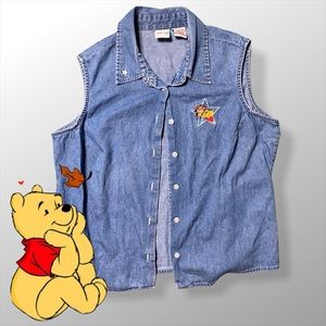 Official Disney Winnie the Pooh Jean vest